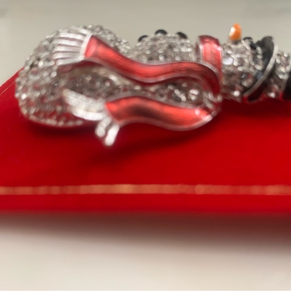 Holiday Lane Snowman with Top Hat Pin/Brooch from Macy’s with Macy’s Box - NWT - Picture 2 of 6